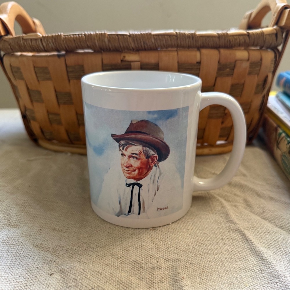 Will Rogers Never Met a Man I Didn't Like Coffee Mug Cowboy Western Oklahoma